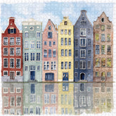 Puzzle de 1000 pièces des maisons sur les canaux